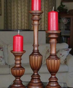 Kerzenstaender aus Holz KSA MOF 2